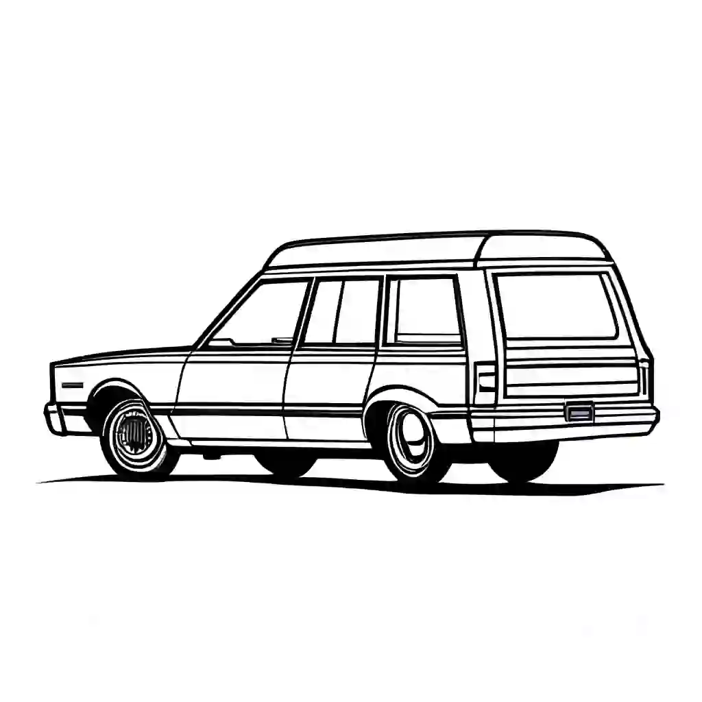 Station Wagon coloring pages